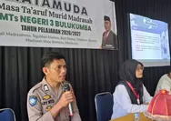Polsek Bontotiro Masuk Madrasah, Ajak Murid MTsN 3 Bulukumba Jadi Pelopor Kebaikan dan Kedisiplinan