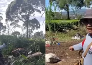 Viral Warga Pangalengan Bandung Geram Akses Jalannya Tertutup Tumpukan Sampah