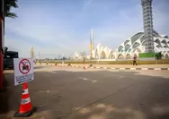 Lurah Cimincrang Tata 120 PKL di Kawasan Masjid Al Jabbar