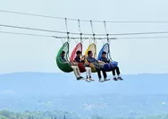 Uji adrenalin di Keranjang Sultan D’Castello, sensasi duduk melayang di atas ketinggian Ciater