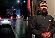 Sopir taksol viral ngamuk di Tol JORR diciduk polisi, buntut rusak spion mobil pakai kunci roda