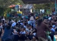 Detik-detik gempa M 7,7 guncang sekolah SD di Davao Filipina saat upacara, siswa histeris berpelukan