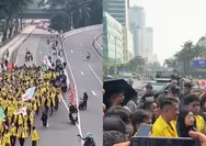 Bundaran HI diblokade jadi titik kumpul aksi, massa mahasiswa ngaku kecewa meski sempat bersurat ke polisi