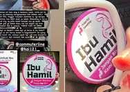 Viral dugaan penumpang KRL pakai pin ibu hamil palsu, KAI ingatkan untuk cek keaslian: Ada logo dan masa aktif