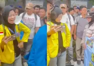 Viral mahasiswa BEM UI ajak adu argumen polwan yang sambut massa aksi di Thamrin dengan spanduk 'kami siap melayani'