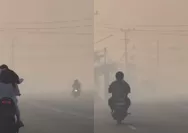 Duh! Warga Banjarbaru keluhkan asap pekat karhutla selimuti jalan raya: Kalau laju bahaya, bisa kecelakaan
