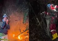 Momen haru relawan di Kalbar, saksikan hujan turun usai berjuang melawan amukan karhutla