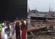 Banjir bandang terjang Solok, kawasan kantor Bupati penuh lumpur hingga kayu