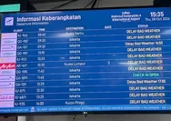 Belasan penerbangan di SMB II Palembang delay, buntut kabut asap pekat yang ganggu jarak pandang