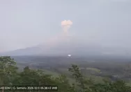 Gunung Semeru erupsi lagi hari ini, kolom abu tembus 1.000 meter