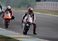 Bersaing sengit di balapan kandang, Veda Ega Pratama amankan 10 poin di Moto3 Mandalika