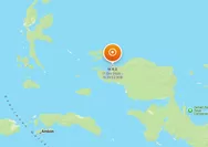 Gempa bumi terjadi di laut dekat Kota Sorong, ini lokasi pusat guncangannya
