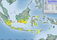 478 Titik panas terdeteksi di Indonesia, Sumatera Selatan paling banyak