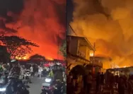 Kebakaran Hebat Landa Kemayoran, Ratusan Rumah Hangus Terbakar