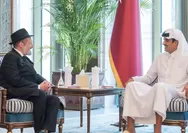 Emir Qatar Terima Kunjungan Presiden Aliansi Rabi di Negara-Negara Islam, Sampaikan Belasungkawa atas Wafatnya Sheikh Hamad bin Khalifa Al Thani