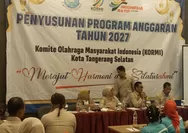 KORMI Tangsel Susun Program Anggaran 2027, Fokus Persiapan FORNAS Palu