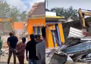 Viral Pria di Pati Robohkan Rumah dengan Alat Berat, Diduga Gegara Ini!