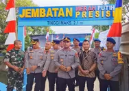 Jembatan Merah Putih Presisi Diresmikan di Ciputat, Polres Tangsel: Bukan Sekadar Penghubung, Jadi Penggerak Ekonomi Warga