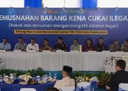 Bea Cukai Banten Musnahkan 41,2 Juta Batang Rokok dan 1.739 Liter MMEA Ilegal, Nilainya Rp62 Miliar