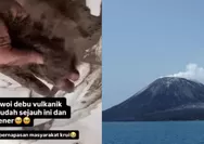 Hujan Abu Erupsi Anak Krakatau Terjang Lampung, Warga Keluhkan Debu Vulkanik hingga Ganggu Pernapasan