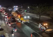 Aspal Jalan Rawa Buntu Dikupas, Dua Titik Beton Rusak Tangsel Diperbaiki