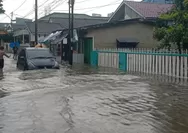 Hujan Deras, Kota Palembang Kembali Dikepung Banjir 