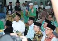 Rumah Dinas Walikota Palembang Dipenuhi Warga Nahlatul Ulama Hadiri Halal Bihalal
