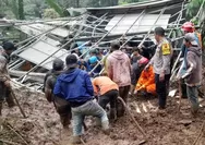 Tim SAR Gabungan Masih Melakukan Pencarian Satu Orang Tertimbun Longsor di Kabupaten Bogor