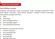 SOAL TES FORMATIF PILIHAN GANDA! KUNCI JAWABAN ANTROPOLOGI KELAS 11 HALAMAN 162 163 164 165 KURIKULUM MERDEKA