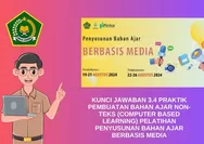 KUNCI JAWABAN 3.4 PRAKTIK PEMBUATAN BAHAN AJAR NON-TEKS (COMPUTER BASED LEARNING), Pelatihan Penyusunan Bahan Ajar Berbasis Media PINTAR Kemenag