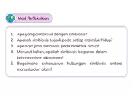 MARI REFLEKSIKAN! KUNCI JAWABAN IPAS KELAS 3 HALAMAN 80 KURIKULUM MERDEKA APA YANG DIMAKSUD DENGAN SIMBIOSIS