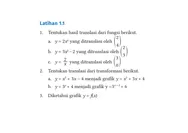 LATIHAN 1.1! KUNCI JAWABAN MATEMATIKA KELAS 12 HALAMAN 18 19 KURIKULUM MERDEKA TENTUKAN HASIL TRANSLASI DARI FUNGSI BERIKUT. A. Y = 2X2 