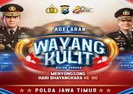 Wayang Kulit HUT ke-80 Bhayangkara di Banyuwangi Hadirkan Ki Bayu Aji Solo dengan Lakon Pendawa Bangun Praja Semalam Suntuk
