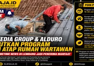 Promedia Group Bersama Alduro Lanjutkan Program Ganti Atap Rumah Wartawan, Kali Ini Menjangkau Editor Primetime News di Lembang