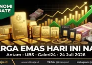 Cek Harga Emas Antam Terbaru Hari Ini 24 Juli 2026, Lengkap dengan Harga UBS dan Galeri24