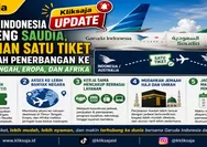 Garuda Indonesia Gandeng Saudia, Layanan Satu Tiket Permudah Penerbangan ke Timur Tengah, Eropa, dan Afrika