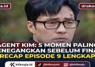 Recap Agent Kim Reactivated Episode 9 Lengkap, 5 Momen Paling Menegangkan Sebelum Episode Final yang Wajib Diketahui Penonton