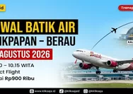 Update Jadwal Batik Air Balikpapan ke Berau 1–7 Agustus 2026, Cek Jam Terbang, Tarif Tiket, dan Panduan Pesan Online
