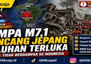 Gempa M7,1 di Kumamoto Jepang, Puluhan Korban Terluka, Bangunan Runtuh, dan BMKG Pastikan Tidak Berdampak ke Indonesia