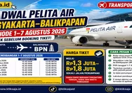 Catat! Jadwal Pelita Air Rute Yogyakarta–Balikpapan Periode 1–7 Agustus 2026, Cek Sebelum Booking Tiket