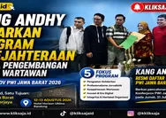 Konferprov PWI Jawa Barat 2026, Kang Andhy Tawarkan Program Kesejahteraan hingga Pengembangan Karier Wartawan