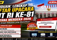 Panduan Lengkap Daftar Upacara HUT RI ke-81 di Istana Merdeka 2026, Lengkap dengan Dokumen yang Dibutuhkan