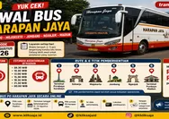 Yuk Cek! Jadwal Bus PO Harapan Jaya Rute Surabaya – Sidoarjo – Mojokerto – Jombang – Nganjuk – Madiun Periode 8 – 14 Agustus 2026
