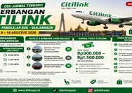 Cek Jadwal Terbaru! Penerbangan Citilink Semarang – Pangkalan Bun – Banjarmasin Periode 8 – 14 Agustus 2026, Lengkap Cara Pesan Tiket Online