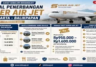 Catat Sebelum Berangkat! Jadwal Super Air Jet Yogyakarta–Balikpapan 8–14 Agustus 2026, Tarif, Jam Terbang, dan Informasi Rute Lengkap