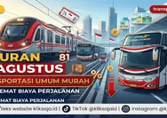 Mau Liburan 17 Agustus 2026 Naik Transportasi Umum? Ini Pilihan Moda Murah dan Cara Menghemat Biaya Perjalanan