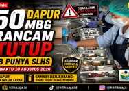 Dapur MBG Wajib Punya SLHS, 950 Dapur Diduga Tak Layak Higiene dan Sanitasi Bisa Ditutup Permanen oleh BGN