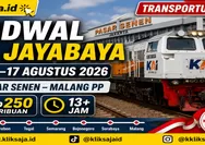 Cari Jadwal KA Jayabaya Periode 11–17 Agustus 2026? Cek Disini Rute Pasar Senen - Cirebon - Tegal - Semarang - Bojonegoro - Surabaya - Malang