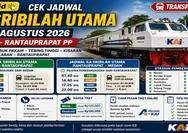 Cek Jadwal KA Sribilah Utama 11–17 Agustus 2026 Rute Medan - Lubuk Pakam - Tebing Tinggi - Kisaran - Padang Halaban - Rantau Prapat