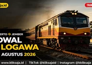 Mau Naik KA Logawa? Ini Jadwa Periodel 11 – 17 Agustus 2026 Rute Purwokerto – Kutoarjo – Lempuyangan – Madiun – Jombang – Mojokerto – Jember